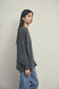 17/- ROUND SHAPE DYED L/S TEE