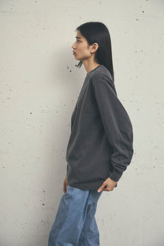 17/- ROUND SHAPE DYED L/S TEE