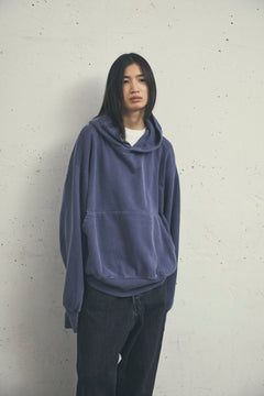 Used dyed sweat parka