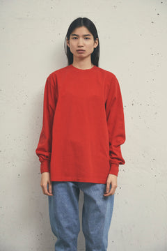 17/- ROUND SHAPE DYED L/S TEE