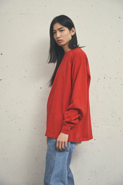17/- ROUND SHAPE DYED L/S TEE
