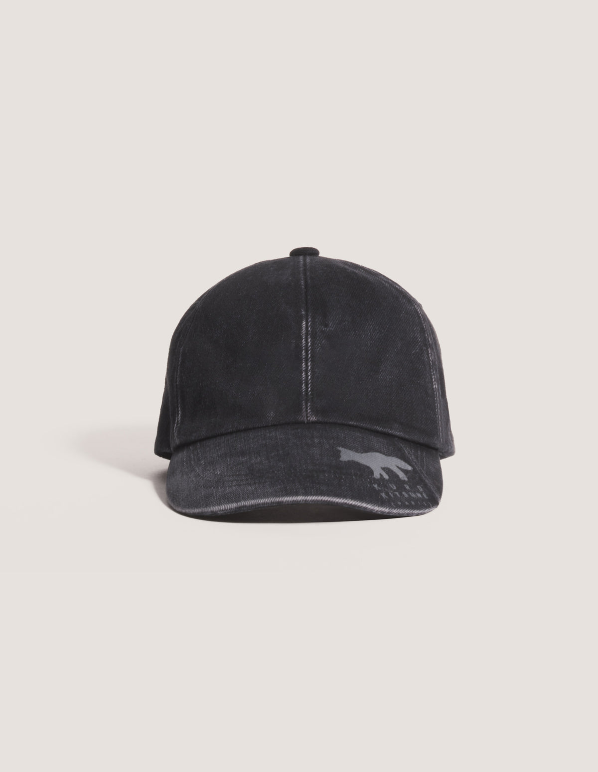 MAISON KITSUNÉ X KURO BLACK DENIM CAP