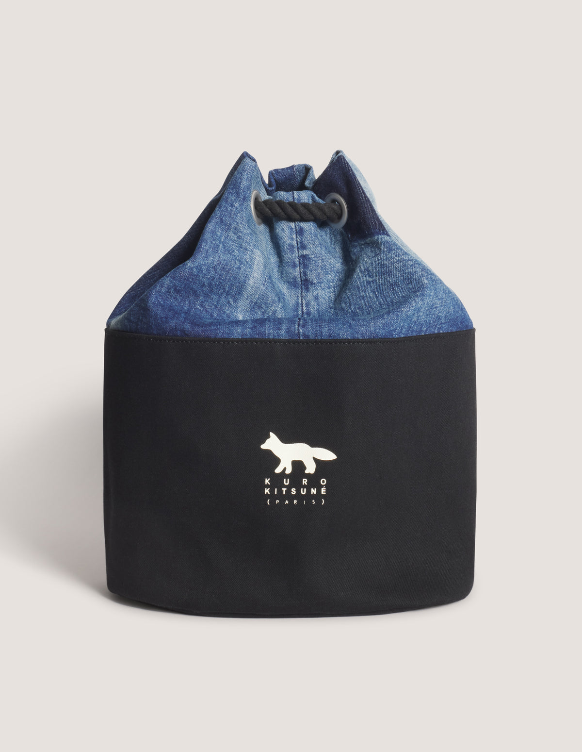 MAISON KITSUNÉ X KURO DENIM BAG