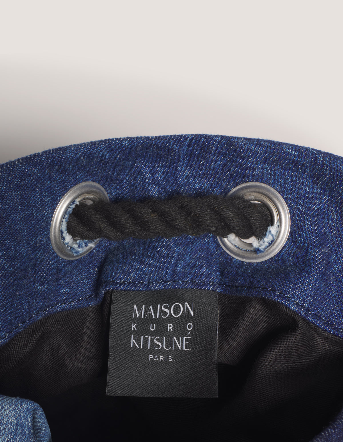 MAISON KITSUNÉ X KURO DENIM BAG