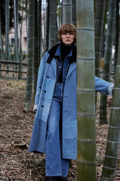 REMAKE DENIM MILITARY MARK III COAT