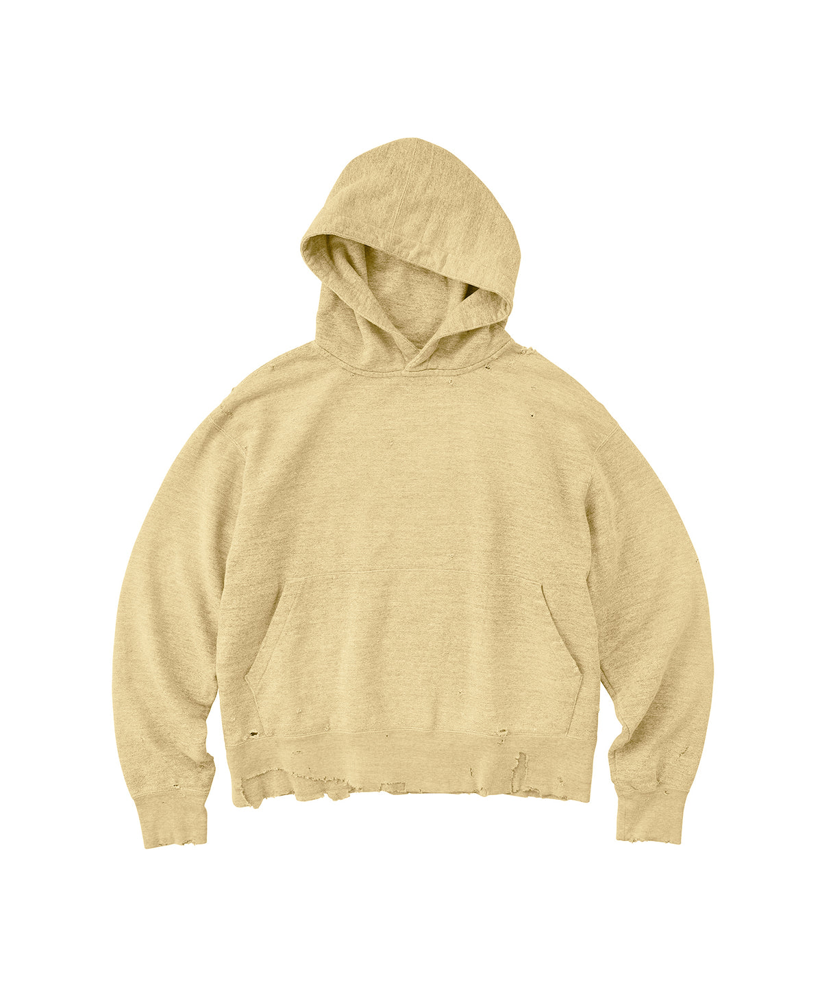MORE DAMAGE WASHED SWEAT PARKA