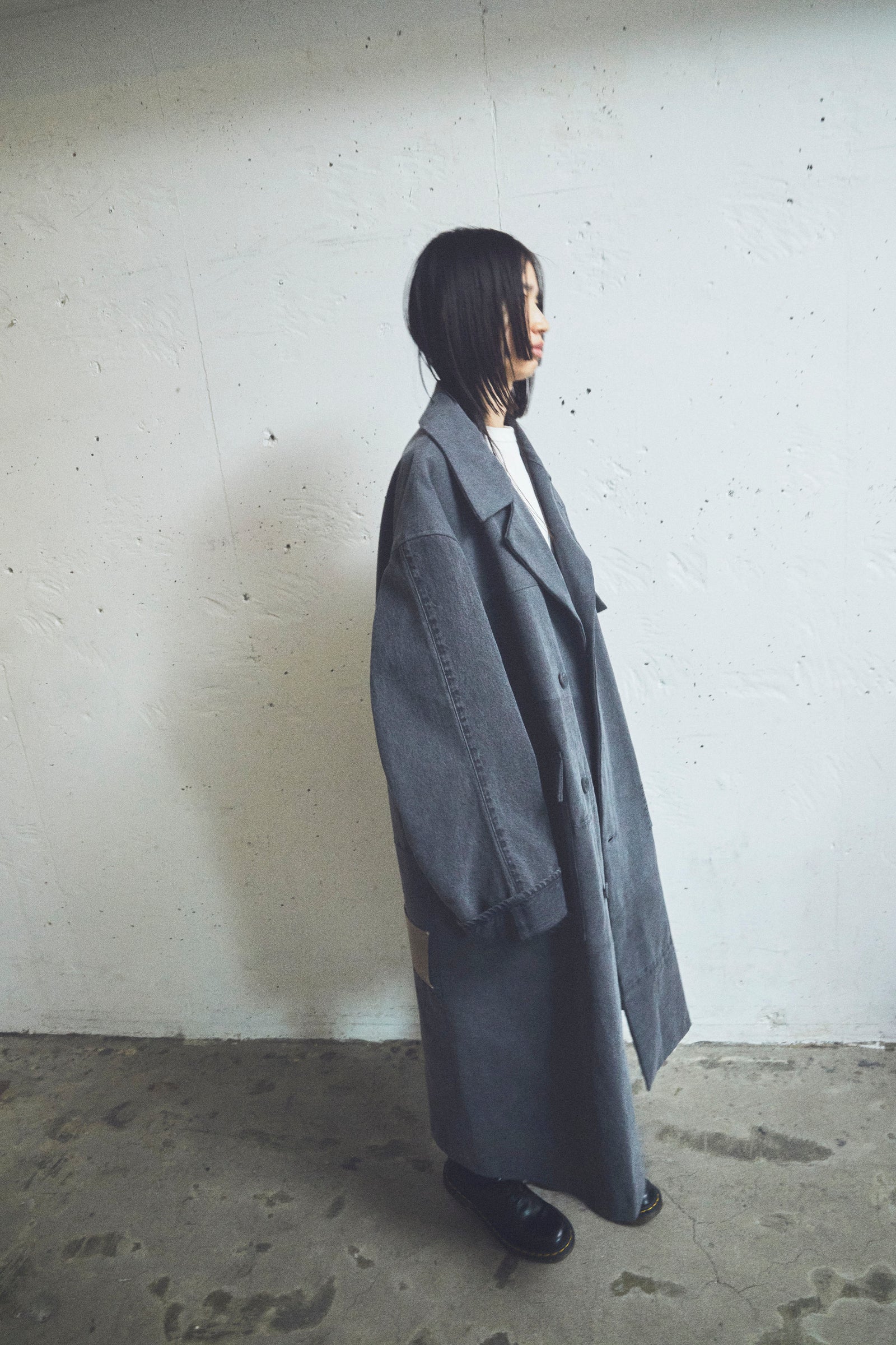 REMAKE DENIM MILITARY MARK III COAT