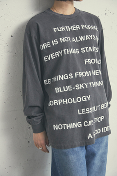 17/- ROUND SHAPE DYED L/S TEE
