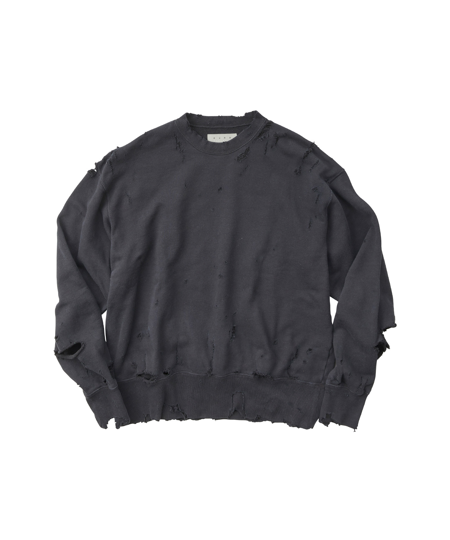 FOMARE deviluse スウェット Panel Crewneck(Black) - Deviluse FOMARE deviluse スウェット Panel Crewneck(Black) - Deviluse
