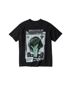 17/-ROUND SHAPE DYED TEE "Broccolis"