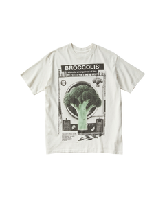 17/-ROUND SHAPE DYED TEE "Broccolis"