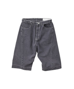 3D DENIM SHORT PANTS