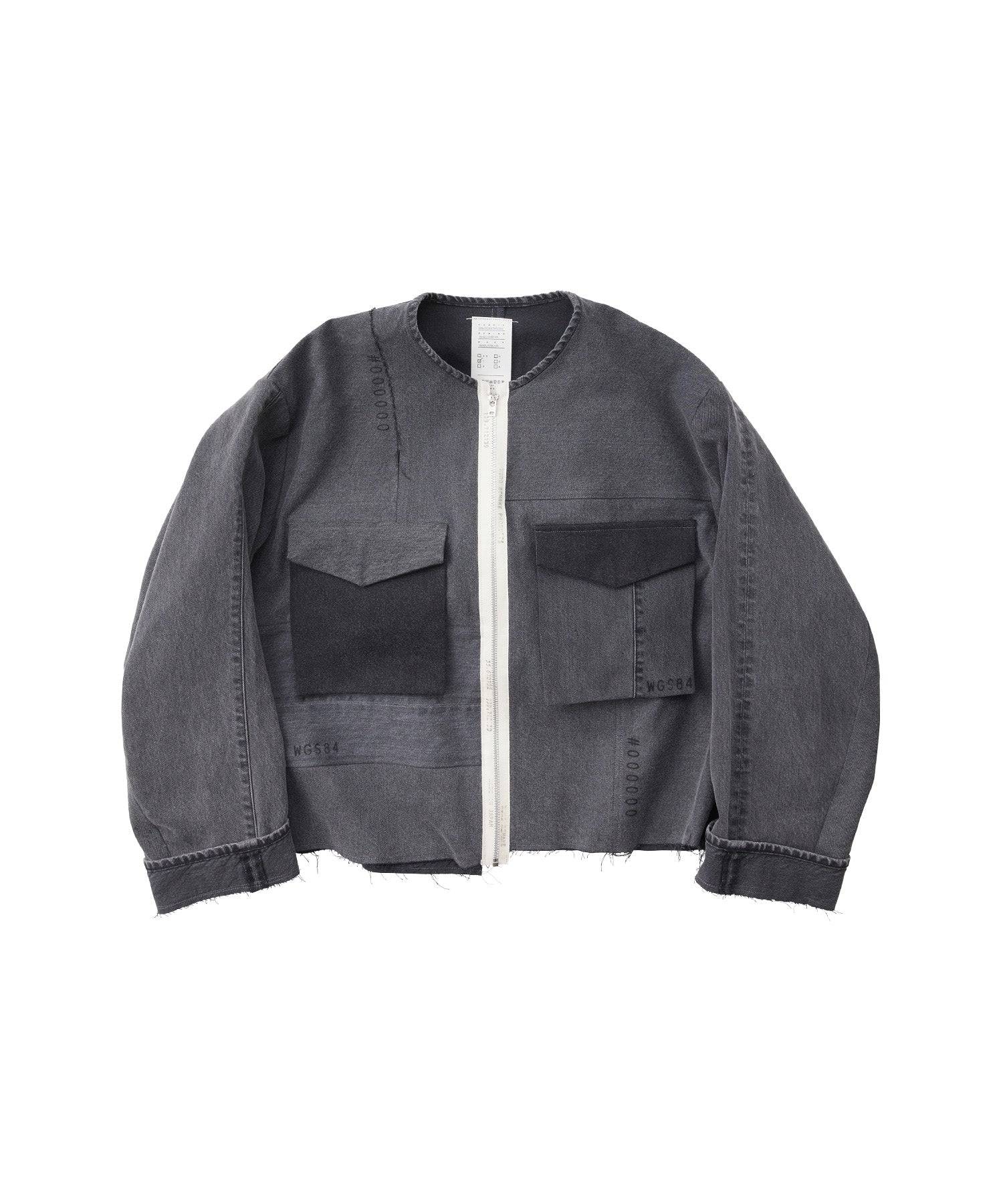 KURO | リメイクデニムミリタリーマークツージャケット