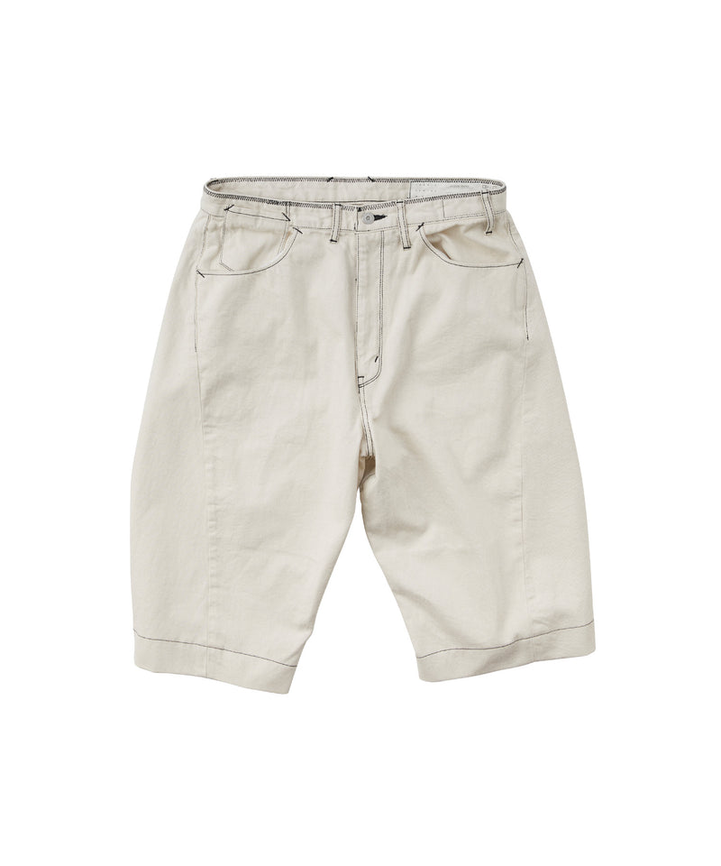 3D DENIM SHORT PANTS