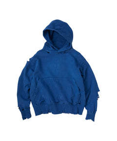 MORE DAMAGE WASHED SWEAT PARKA