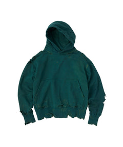 MORE DAMAGE WASHED SWEAT PARKA