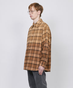 USED WASH OLD STYLE CHECK SHIRT