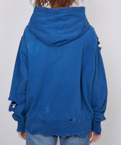 MORE DAMAGE WASHED SWEAT PARKA