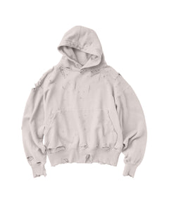 MORE DAMAGE WASHED SWEAT PARKA