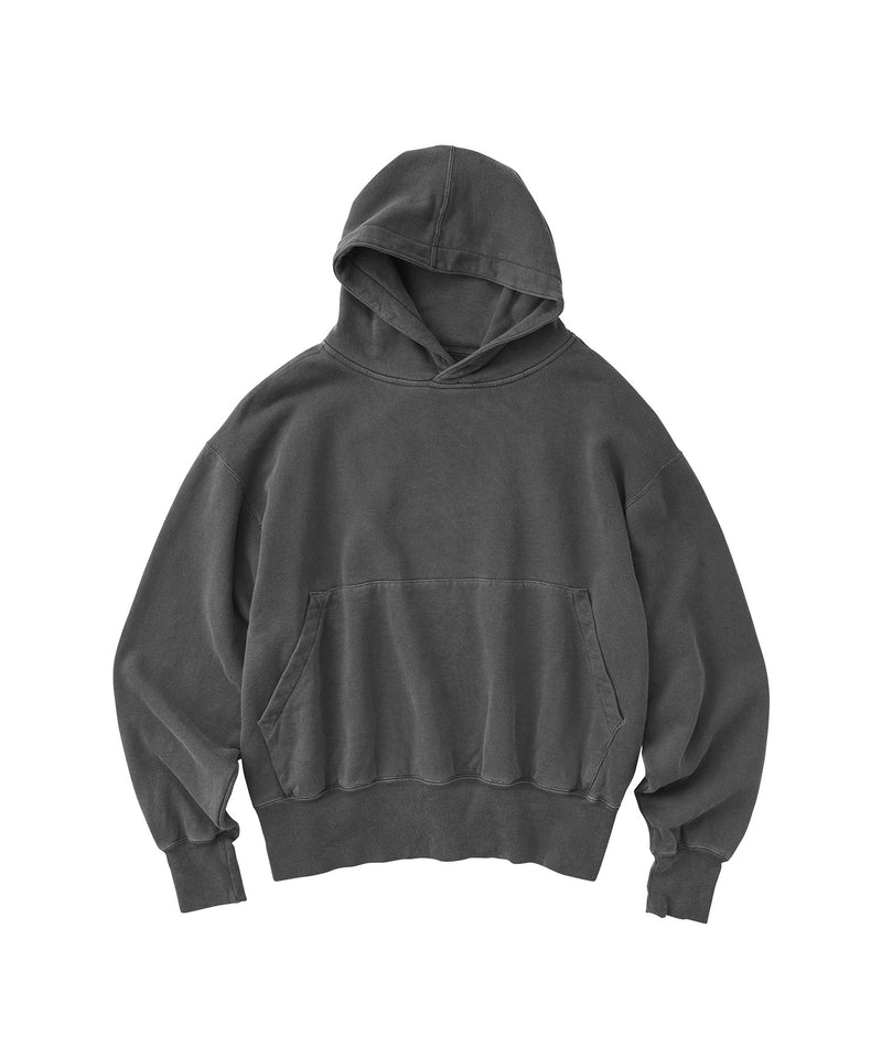 Used dyed sweat parka