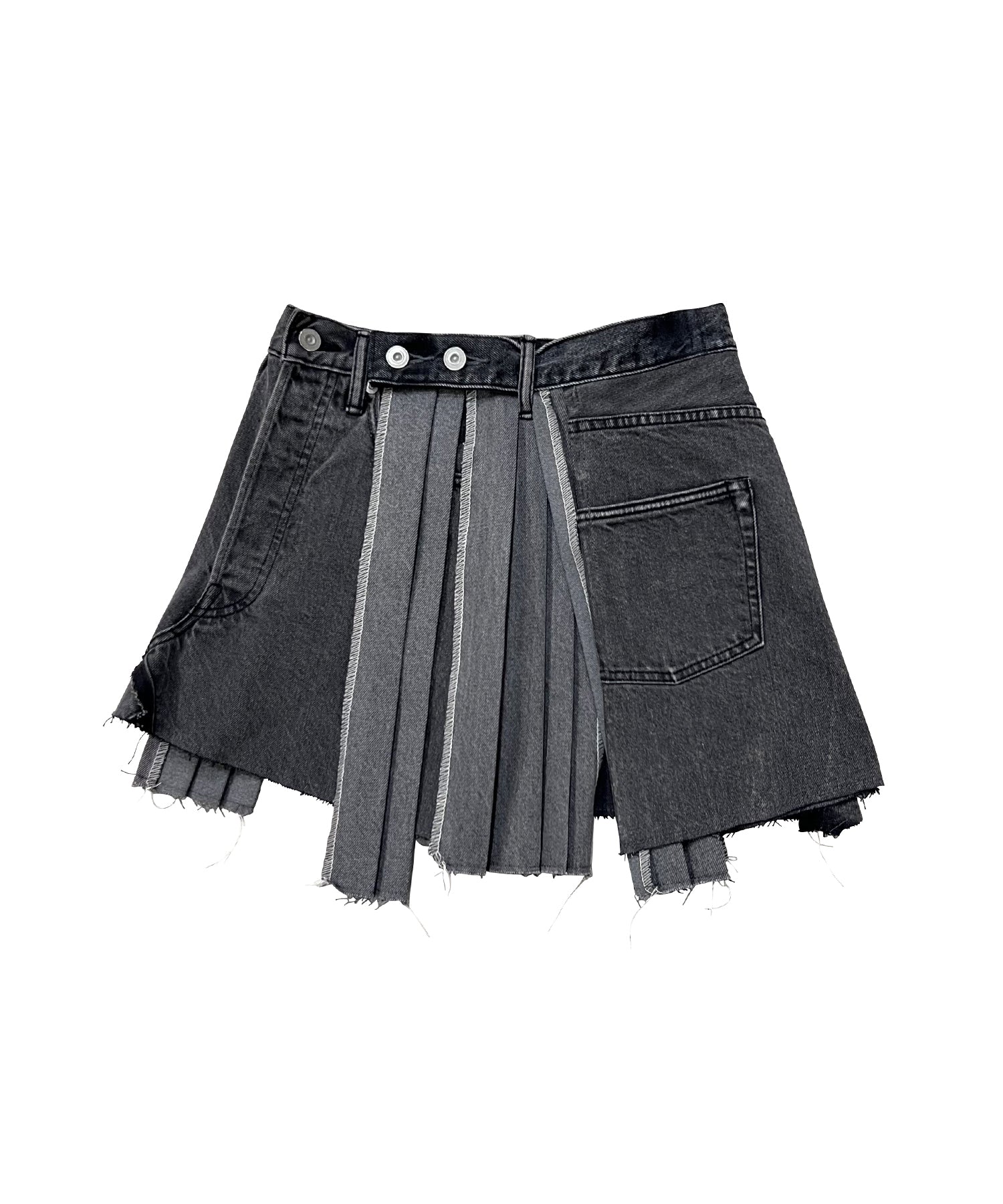 KURO | REMAKE DENIM MARK XIII SKIRT