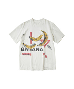 17/- ROUND SHAPE S/S TEE -BANANA-