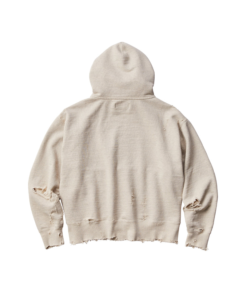 MORE DAMAGE PULL SWEAT PARKA