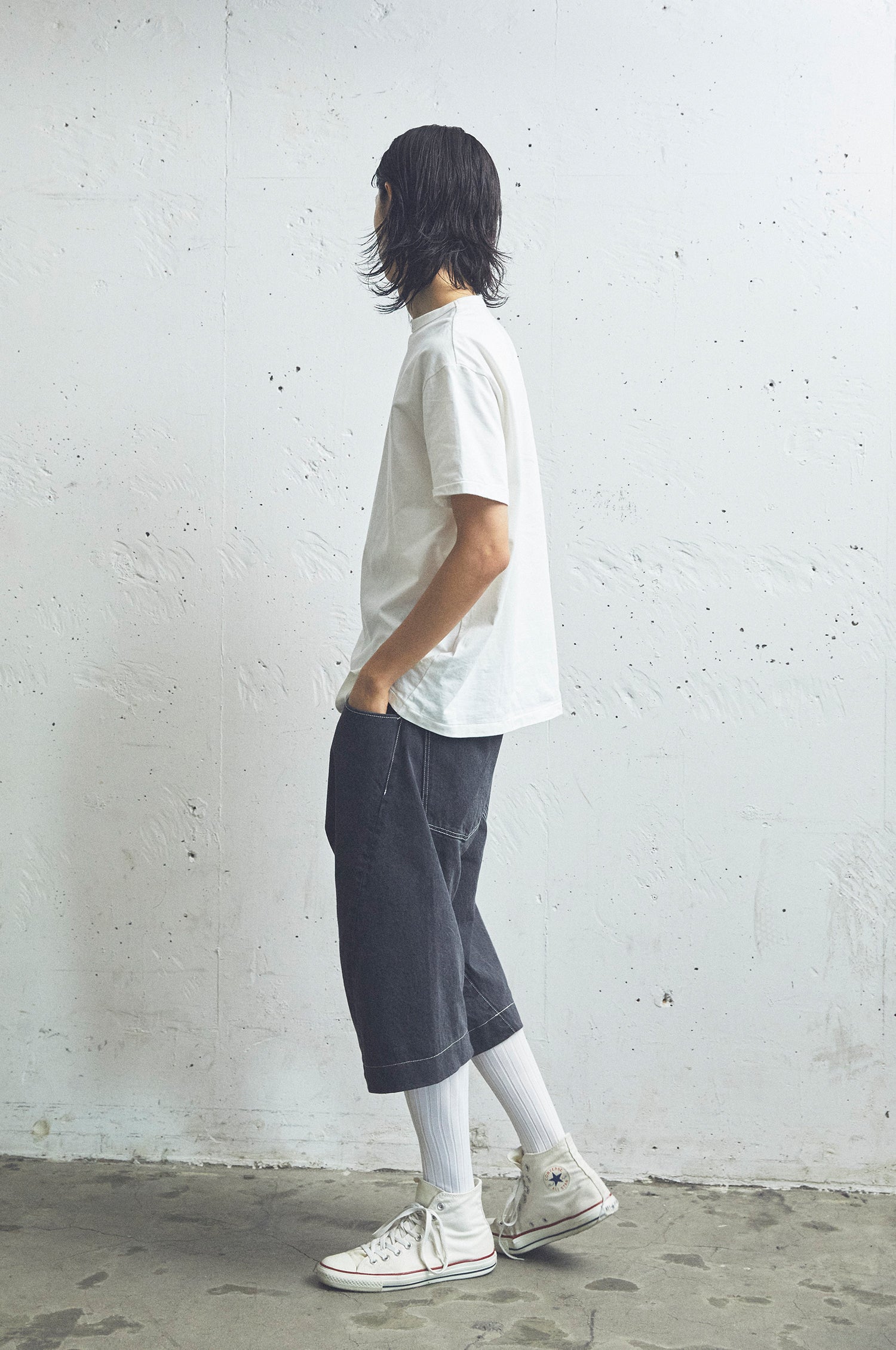 NoREMID ダークデニム ショートパンツ NoRemid ダークデニム ショートパンツ