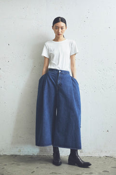 PAPER FOLDING DENIM PANTS