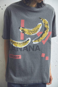 17/- ROUND SHAPE S/S TEE -BANANA-