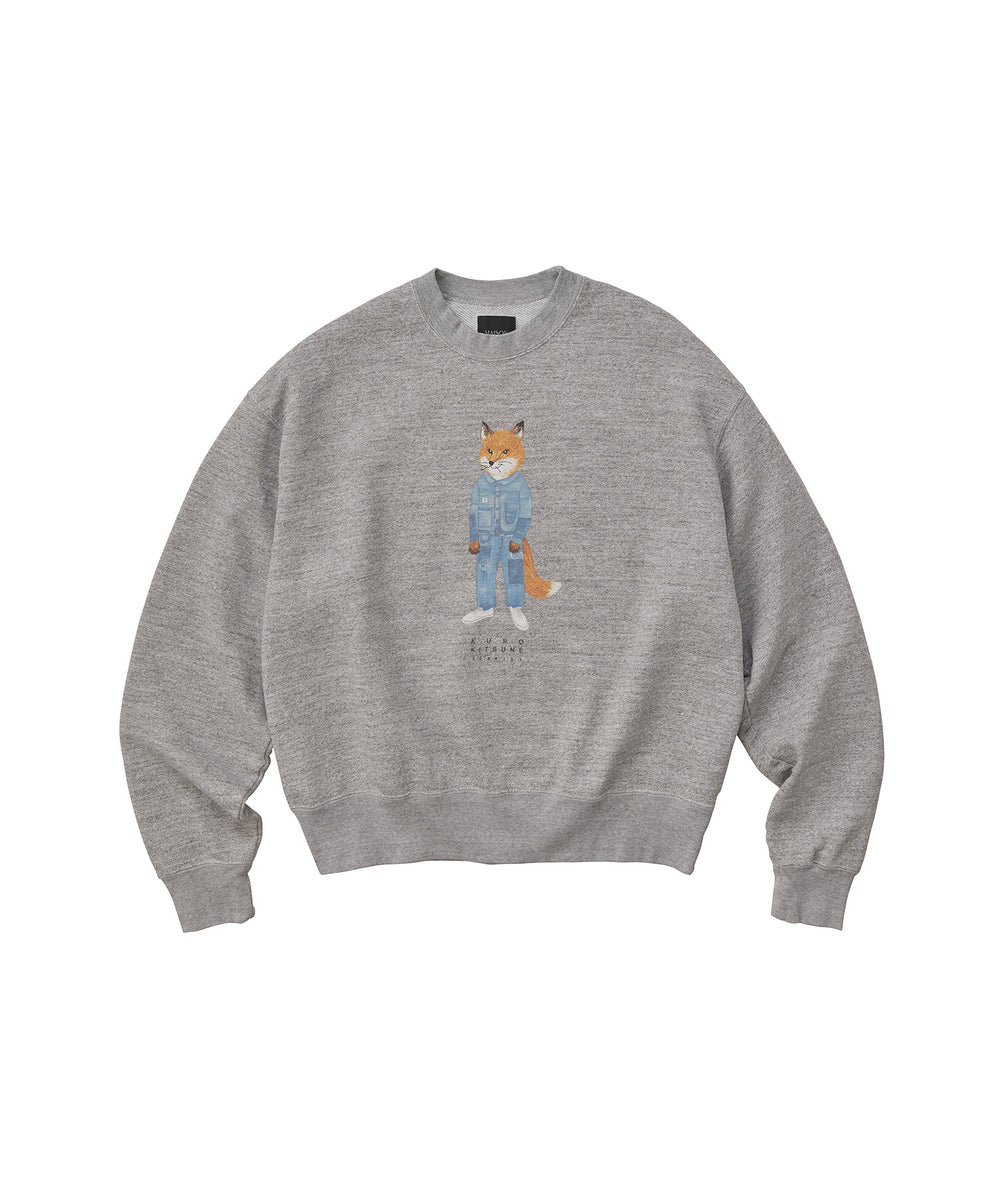 MAISON KITSUNÉ X KURO THE CRAFTED FOX SWEATSHIRT