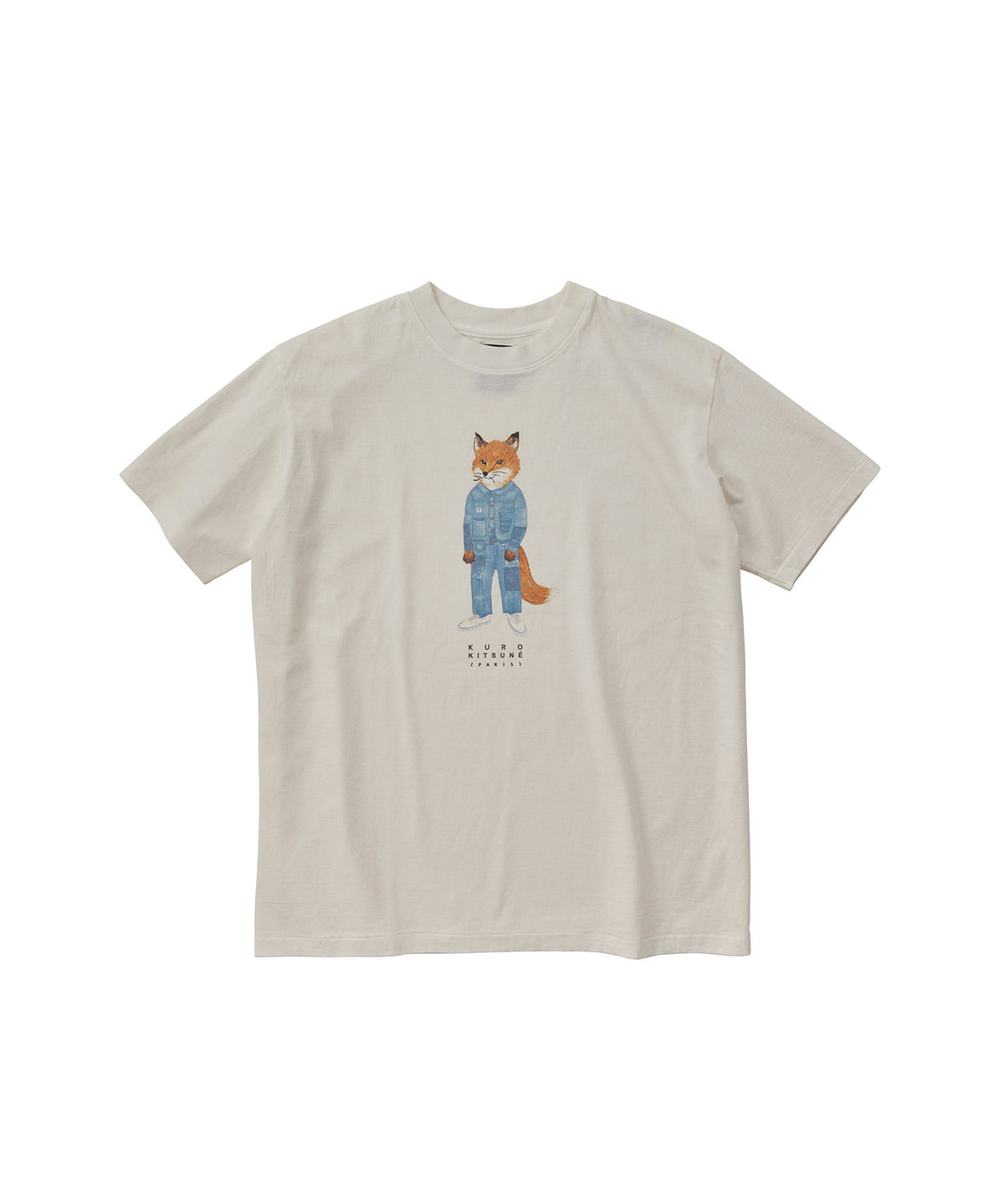MAISON KITSUNÉ X KURO THE CRAFTED FOX TEE