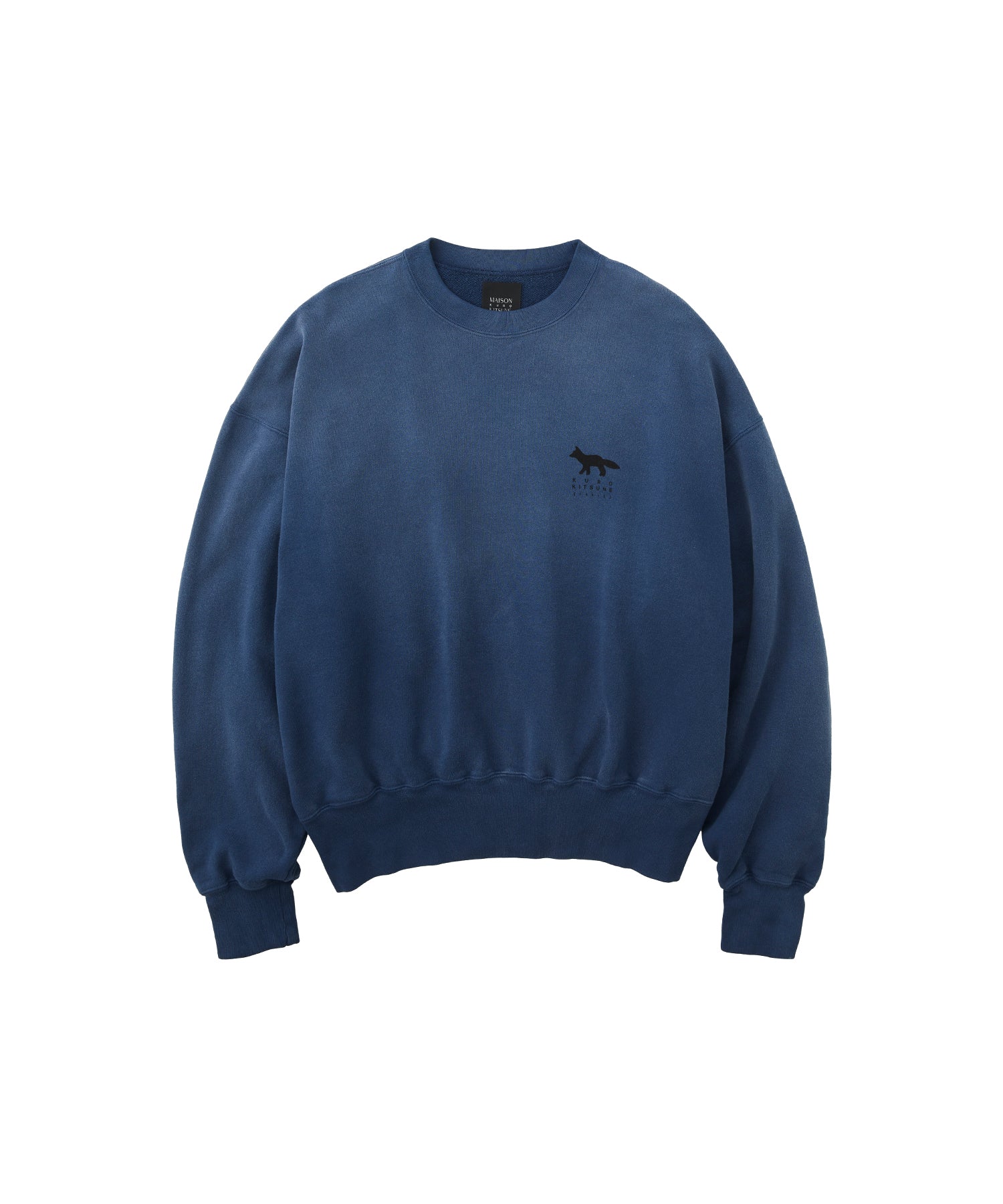 SUNFADED FOX SWEAT SHIRT | KURO × Maison Kitsuné | サンフェード SUNFADED FOX SWEAT SHIRT | KURO × Maison Kitsuné | サンフェード