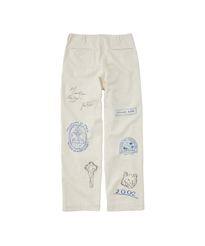 HANDWRITTEN POSTCARD TROUSER