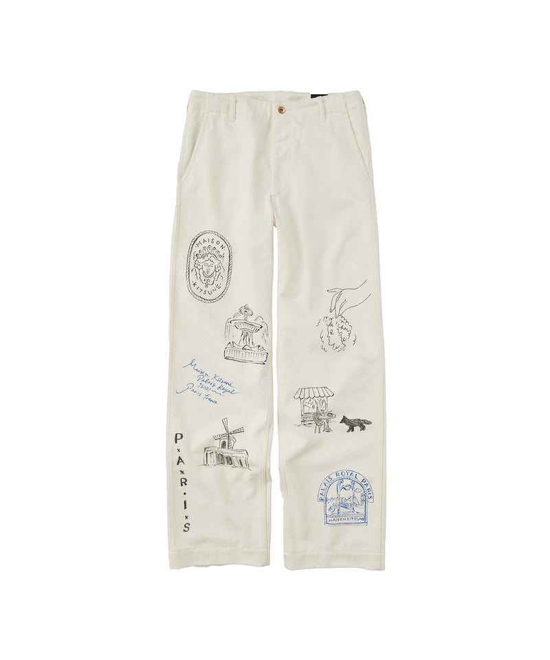 HANDWRITTEN POSTCARD TROUSER