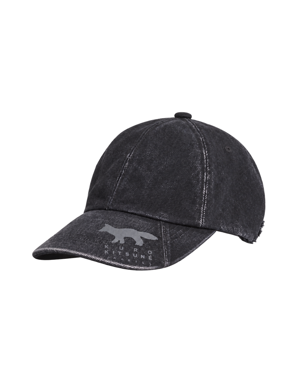 MAISON KITSUNÉ X KURO BLACK DENIM CAP
