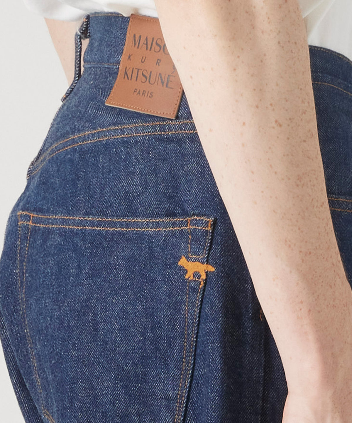 MAISON KITSUNÉ X KURO SELVEDGE DENIM PANTS