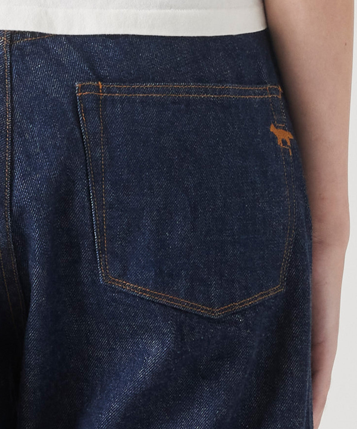 MAISON KITSUNÉ X KURO SELVEDGE DENIM PANTS