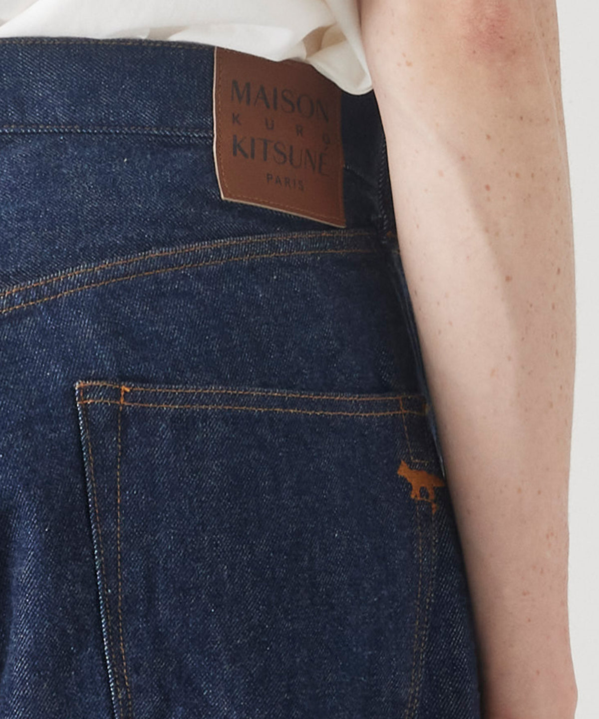 MAISON KITSUNÉ X KURO SELVEDGE DENIM PANTS