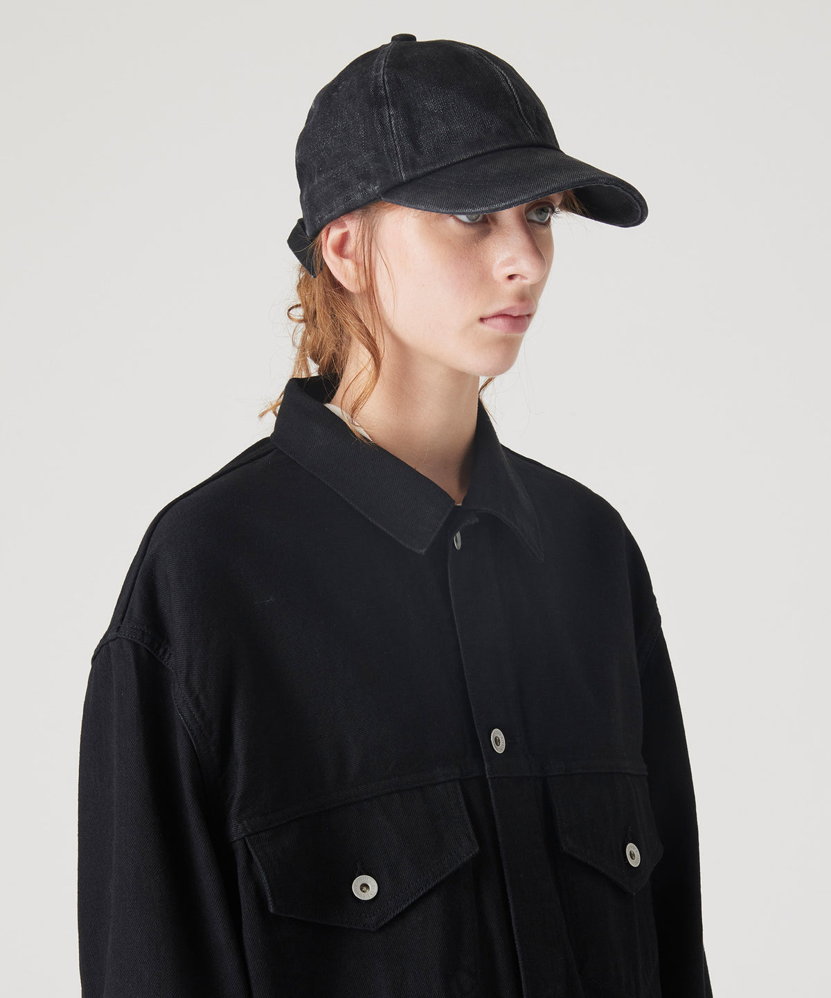 MAISON KITSUNÉ X KURO BLACK DENIM CAP