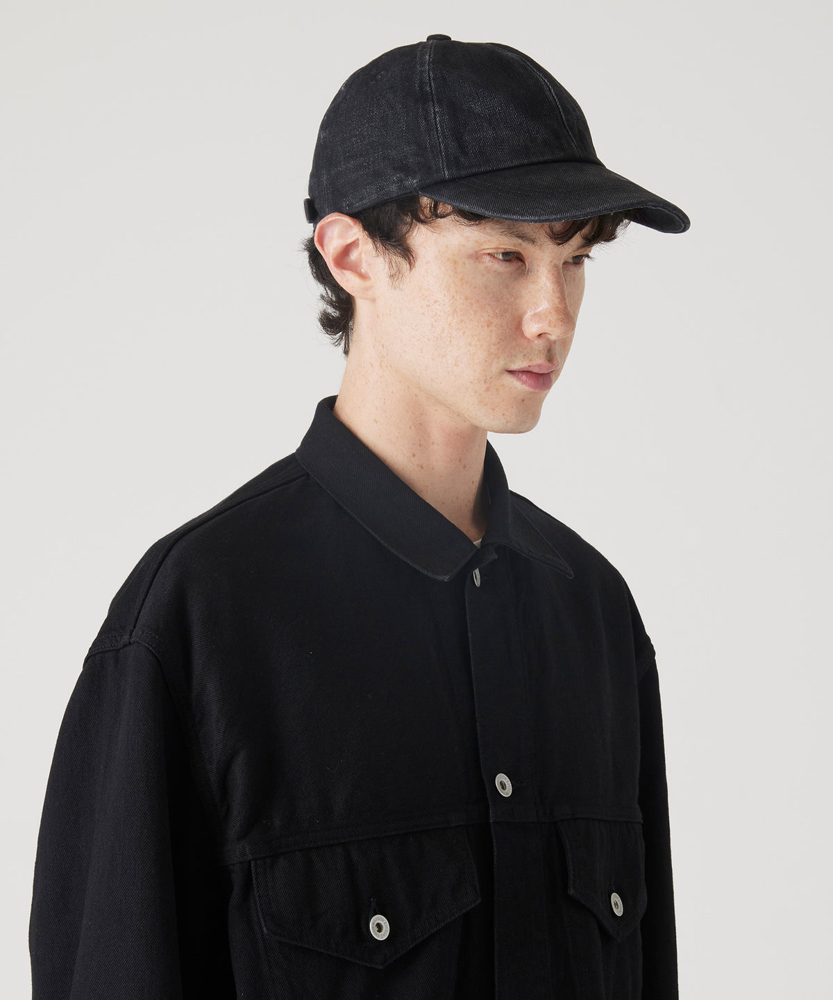 MAISON KITSUNÉ X KURO BLACK DENIM CAP