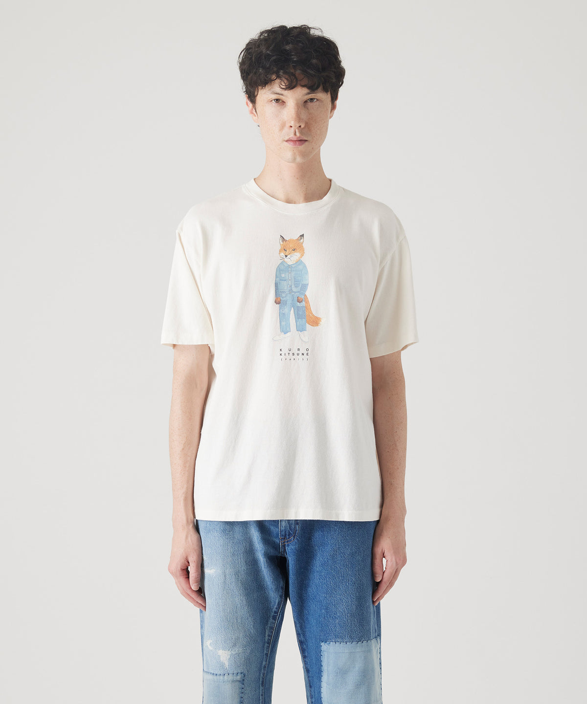MAISON KITSUNÉ X KURO THE CRAFTED FOX TEE