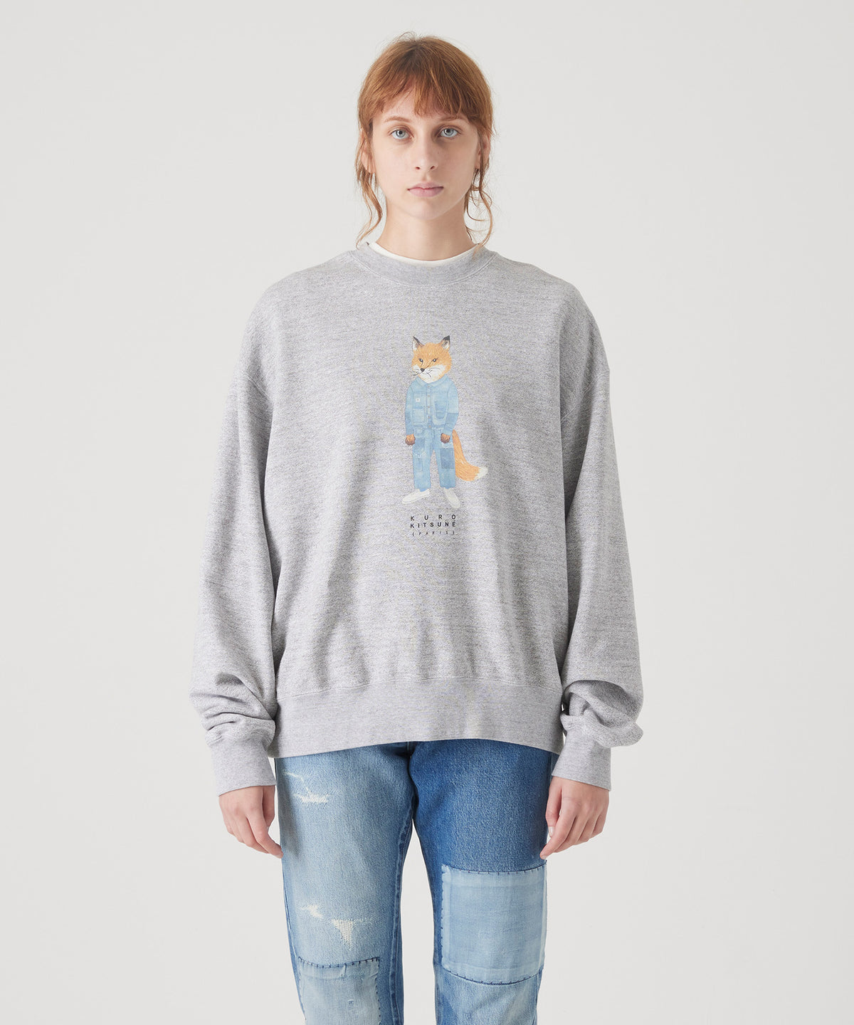MAISON KITSUNÉ X KURO THE CRAFTED FOX SWEATSHIRT