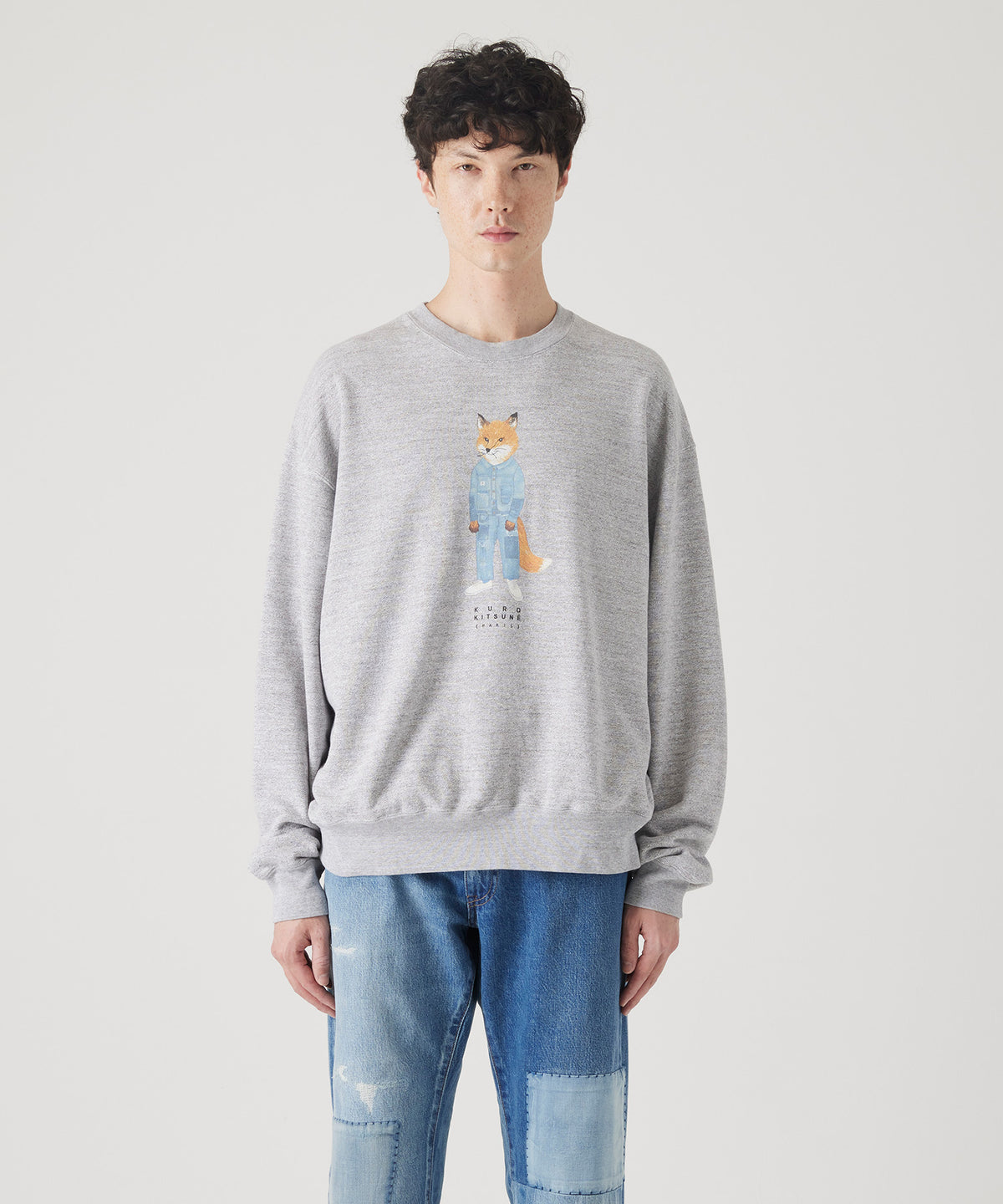 MAISON KITSUNÉ X KURO THE CRAFTED FOX SWEATSHIRT