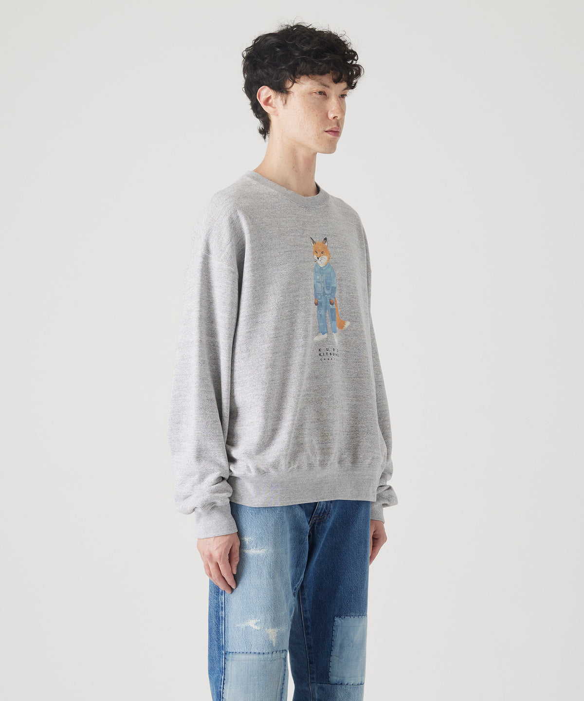 MAISON KITSUNÉ X KURO THE CRAFTED FOX SWEATSHIRT
