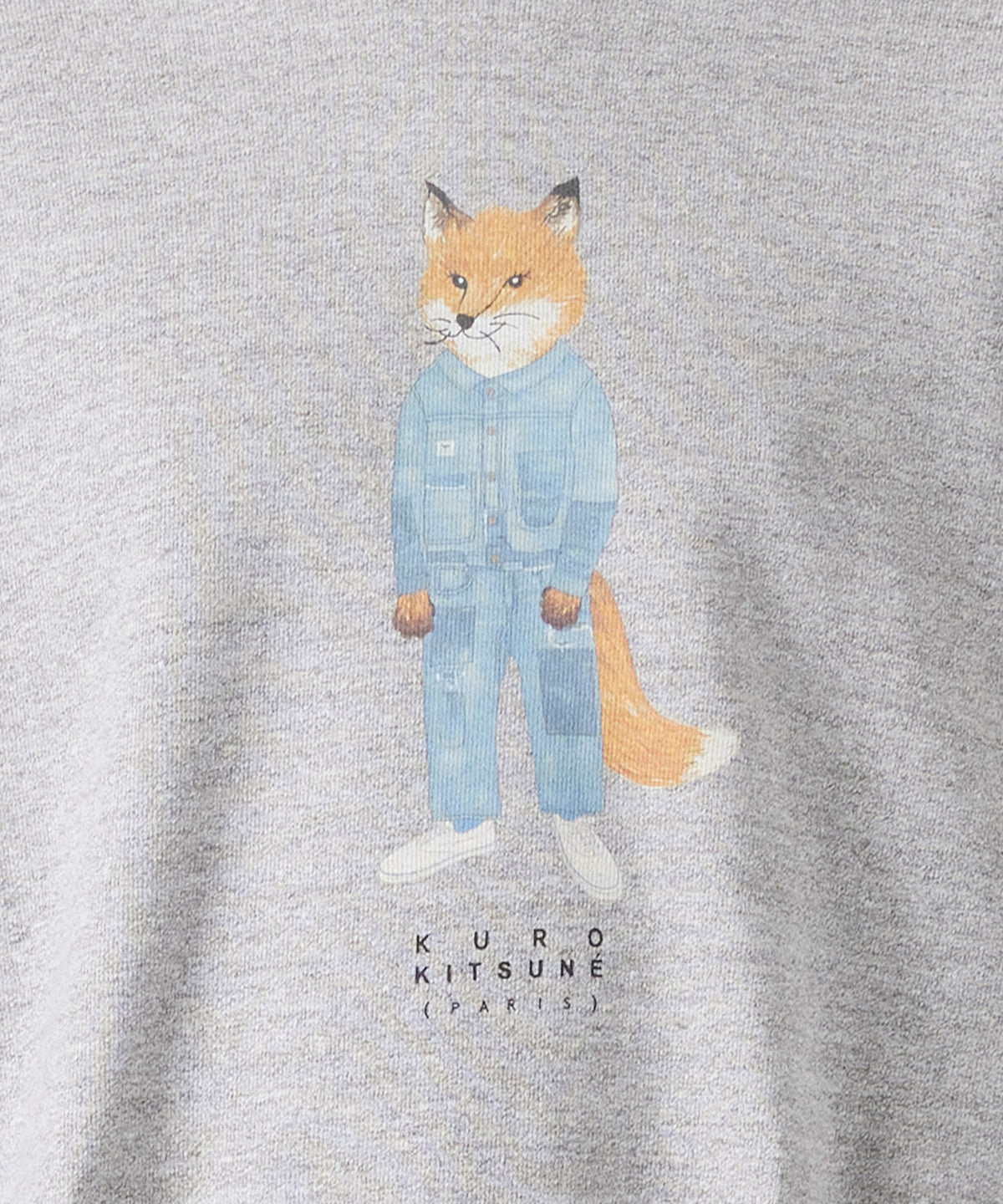 MAISON KITSUNÉ X KURO THE CRAFTED FOX SWEATSHIRT