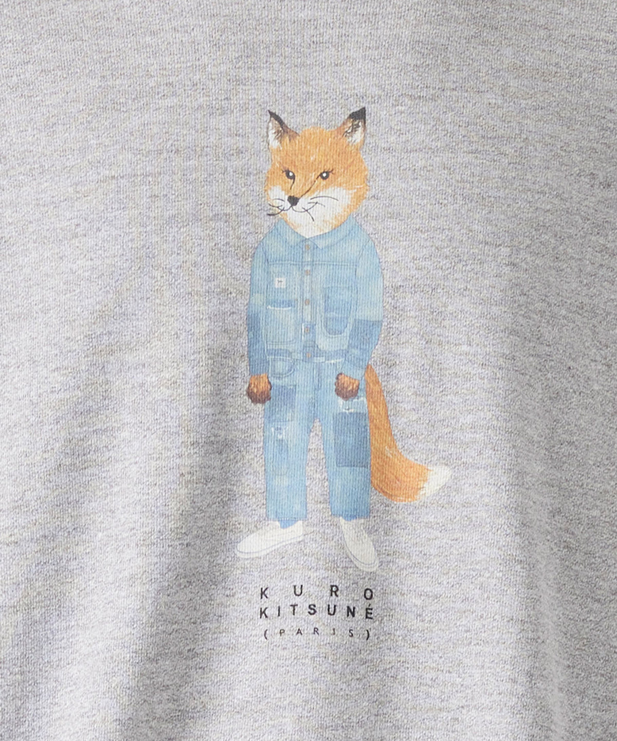 MAISON KITSUNÉ X KURO THE CRAFTED FOX SWEATSHIRT