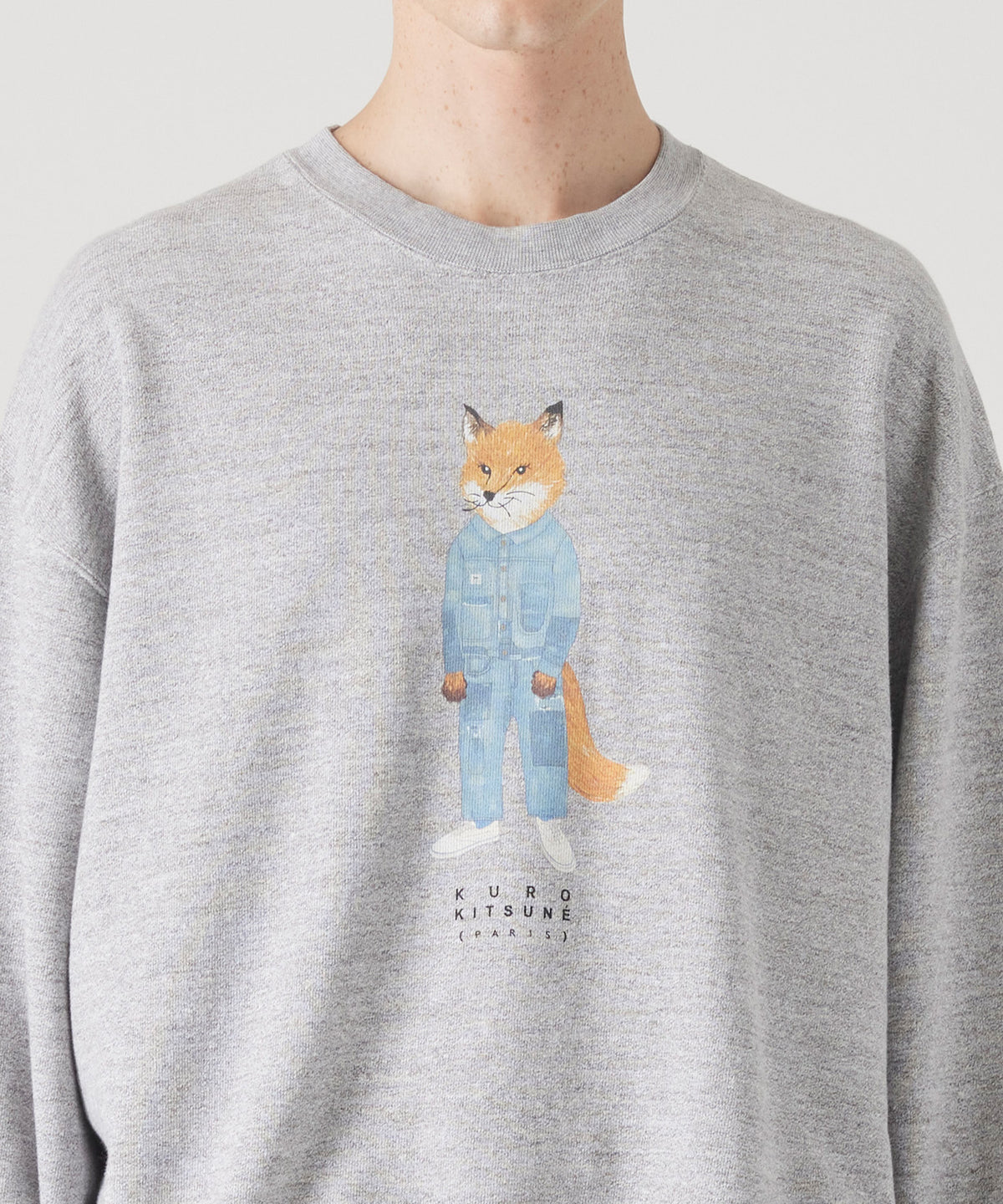 MAISON KITSUNÉ X KURO THE CRAFTED FOX SWEATSHIRT