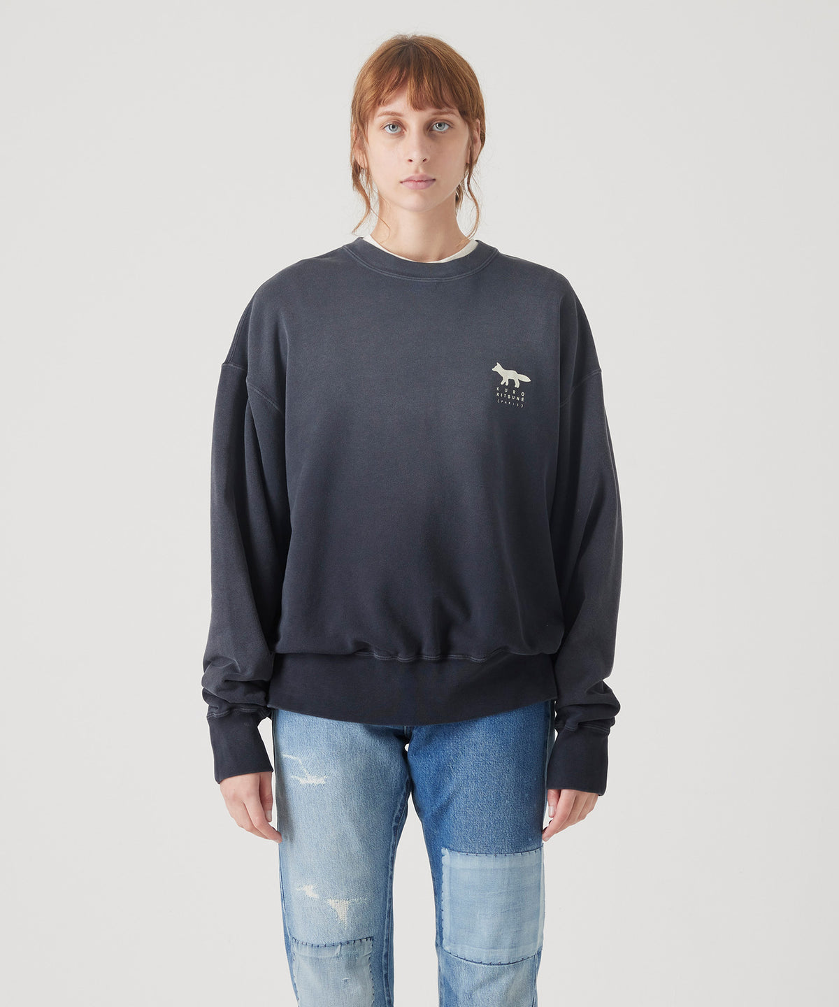 MAISON KITSUNÉ X KURO SUNFADE FOX SWEATSHIRT