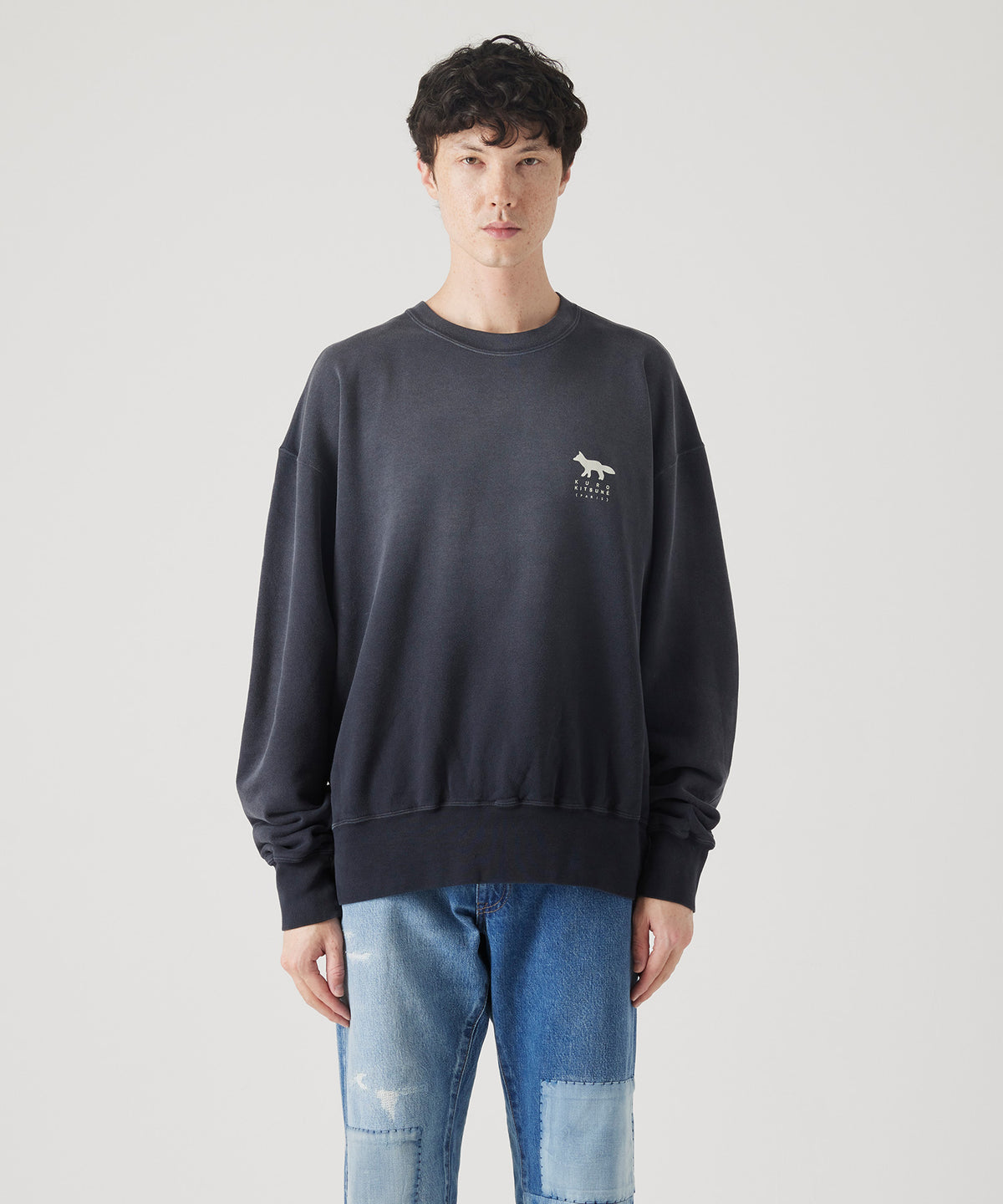 MAISON KITSUNÉ X KURO SUNFADE FOX SWEATSHIRT